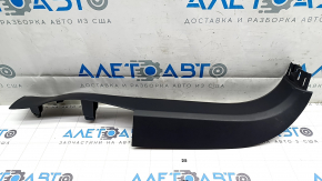 Tesla Model X 16-21 right lower front pillar trim, black, scratches, broken mount