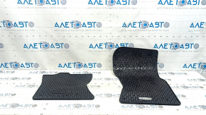 Set of floor mats for Jaguar F-Pace X761 17-25 rubber black without JAGUAR inscription