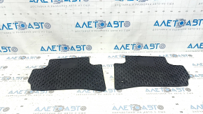 Set of floor mats for Jaguar F-Pace X761 17-25 rubber black without JAGUAR inscription