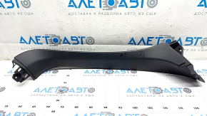 Tesla Model X 16-21 left trunk door trim, black, scratches