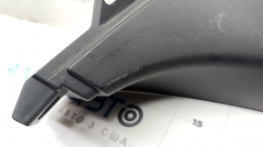 Tesla Model X 16-21 right trunk door trim, black, scratches