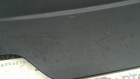 Jaguar F-Pace X761 17-20 black lower tailgate trim, scratches, worn