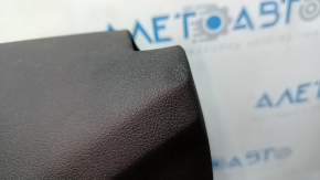 Door trim card front left Ford Escape MK3 17-19 rest, black, armrest leather, with chrome handle, scratches