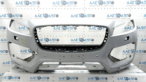 Jaguar F-Pace X761 17-20 bare front bumper with parking sensors, headlight washers, and Park Assist, Sport