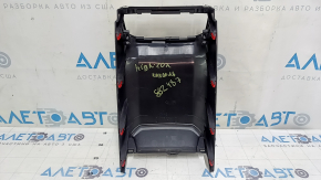 Toyota Highlander 20-25 rear center console trim, black, upper part, scratches