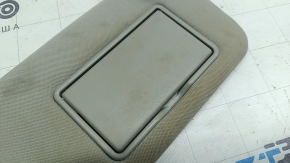 Right visor for Toyota Highlander 20-24, gray, without hook, dry-cleanable