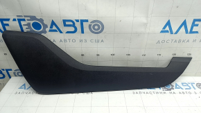 Left side center console trim for Toyota Highlander 20-25, black