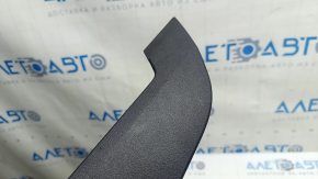 Left side center console trim for Toyota Highlander 20-25, black