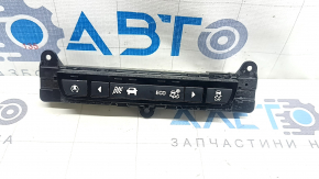 Jaguar F-Pace X761 17-20 center console button block under stop-go, type 2, coating swollen, worn
