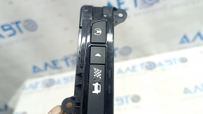 Jaguar F-Pace X761 17-20 center console button block under stop-go, type 2, coating swollen, worn