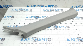 Upper right front pillar trim for Toyota Highlander 20-24, gray, dry-cleanable