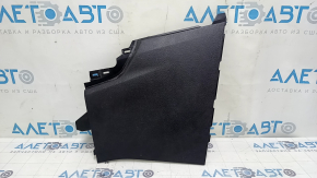 Left rear side center console trim for Toyota Highlander 20-22, black, without console, scratches