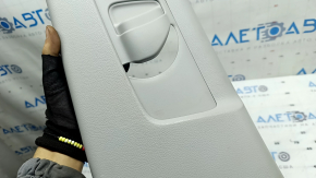 Left center pillar trim, upper belt, Toyota Highlander 20-24, gray, scratches