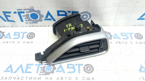 Right dashboard air duct for Jaguar F-Pace X761 17-20 gray, crack in mount