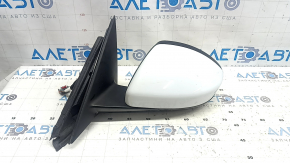 Left side mirror assembly for Jaguar F-Pace X761 17-23, 18 pins, turn signal, auto-dimming, heated, BSM, backlight, white