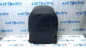 Passenger seat Fiat 500L 14-15 without airbag, mechanical, black cloth with brown inserts, water damage