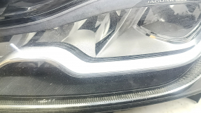 Left front headlight for Jaguar F-Pace X761 17-20 LED, needs polishing, broken mount