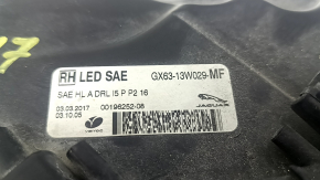 Jaguar F-Pace X761 17-20 LED Right Front Headlight, Polished