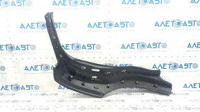 Jaguar F-Pace X761 17-25 rear left inner fender arch trim, black, scratches, broken fasteners, broken fasteners