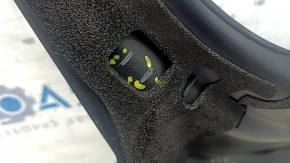 Jaguar F-Pace X761 17-25 rear left inner fender arch trim, black, scratches, broken fasteners, broken fasteners