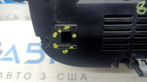 Climate control system for a Jaguar F-Pace X761 17-20 with heated and ventilated seats under the CD drive, coating is swollen, scratches, coating is peeling, fastener is broken