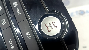 Climate control system for a Jaguar F-Pace X761 17-20 with heated and ventilated seats under the CD drive, coating is swollen, scratches, coating is peeling, fastener is broken