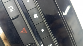 Climate control system for a Jaguar F-Pace X761 17-20 with heated and ventilated seats under the CD drive, coating is swollen, scratches, coating is peeling, fastener is broken
