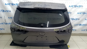Naked tailgate with glass for Toyota Highlander 20-22, graphite 1G3