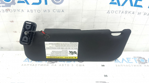 Right visor for Jaguar F-Pace X761 17-18, black, with backlight, without hook