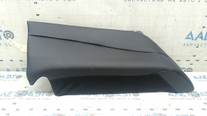 Right rear seat side panel for Honda Accord 19-22, black leather, with split backrest