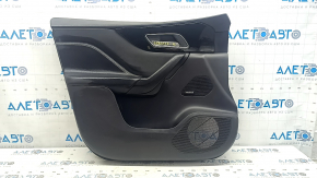 Door trim panel front left Jaguar F-Pace X761 17-20 black leather with white stitching
