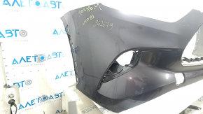 Bare front bumper for Toyota Highlander 20-24 without parking sensors, graphite