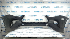 Bare front bumper for Toyota Highlander 20-24 without parking sensors, graphite