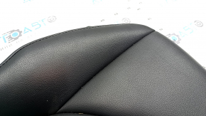 2020 Toyota Highlander passenger seat cushion upholstery, black leather, heated, XLE, needs cleaning, scratches