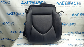2021 Toyota Highlander driver's seat cushion upholstery, black leather, heated, XLE. Needs cleaning, scratches, dented