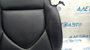 2021 Toyota Highlander driver's seat cushion upholstery, black leather, heated, XLE. Needs cleaning, scratches, dented