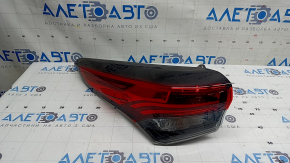 Left outer fender light for Toyota Highlander 20-23 LED, without mount, scratches