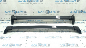 2 x black roof rails for Toyota Highlander 20-25, scratched