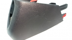 Toyota Highlander 20-25 rear center console trim, black, lower part, worn