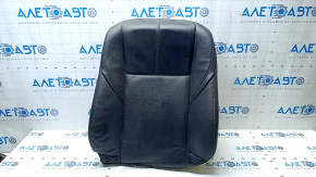 Toyota Avalon 13-18 passenger seat back upholstery, black leather, heated, tears, scratches