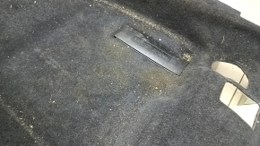 Honda Accord 18-22 black front floor covering with chrome footrest, scratches, dry cleanable