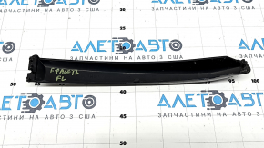 Left front bumper grille molding for Jaguar F-Pace X761 17-20, gloss black, R-Sport