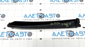 Right front bumper grille molding for Jaguar F-Pace X761 17-20, gloss black, R-Sport, scratches