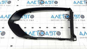 Left front bumper grille trim for Jaguar F-Pace X761 17-20 matte black, R-Sport