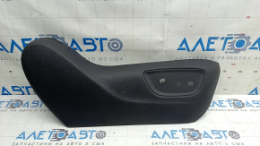 Right side passenger seat trim for Toyota Highlander 20-25, black