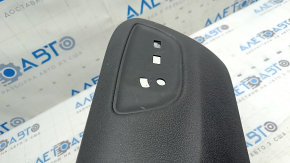 Right side passenger seat trim for Toyota Highlander 20-25, black