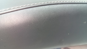 Lower dashboard trim for Toyota Highlander 20-22, black leather, for 8" display, dents, scratches