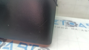 Lower dashboard trim for Toyota Highlander 20-22, black leather, for 8" display, dents, scratches