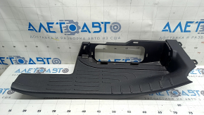 Rear left door sill trim for Toyota Highlander 20-25, black, hybrid, scratches