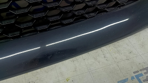 Jaguar F-Pace X761 17-20 radiator grille with emblem, gloss black, sand, pressed